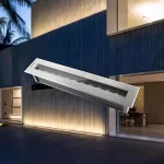 520mm recessed ground floodlight, 12 lenses, yellow light color, 24W, TEFL 1