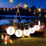 Black pendant light with E12 bulbs 1